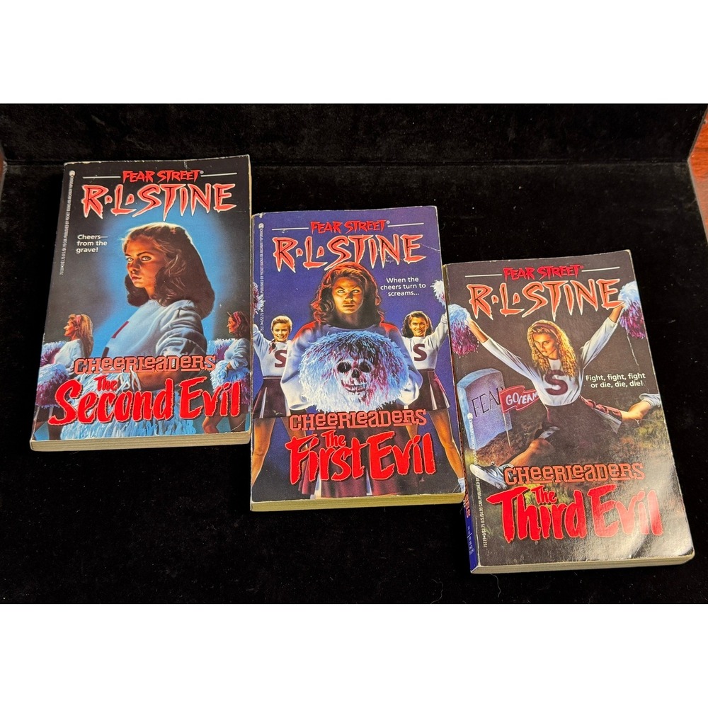 1st Edition - R.L. Stine - Fear Street - Cheerleaders Trilogy 1-3 1992 PaperBack